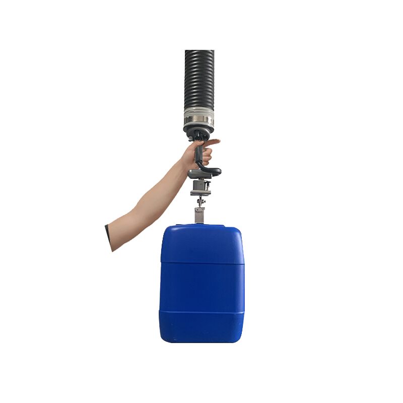 ESM vacuum tube lifter lifting a jerrycan with one hand